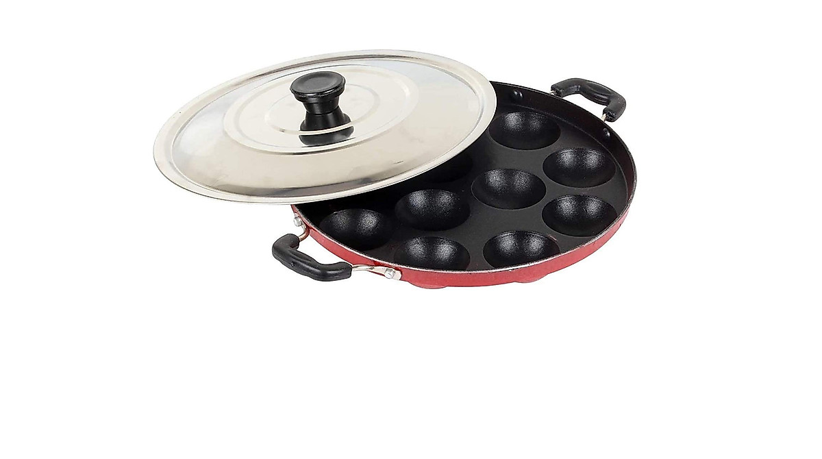 SRIYUG Non Stick Appam Maker - 12 Cavity Convenience