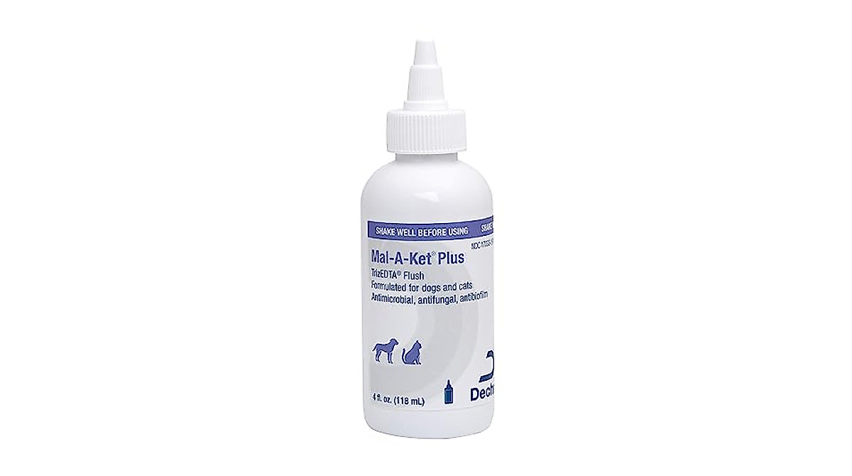 Mal-A-Ket Plus TrizEDTA Flush for Pets - Safe Ear & Skin Care