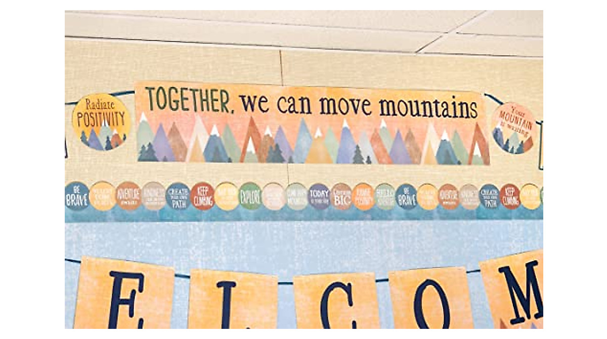 Teacher Created Moving Mountains Die-Cut Border Trim
