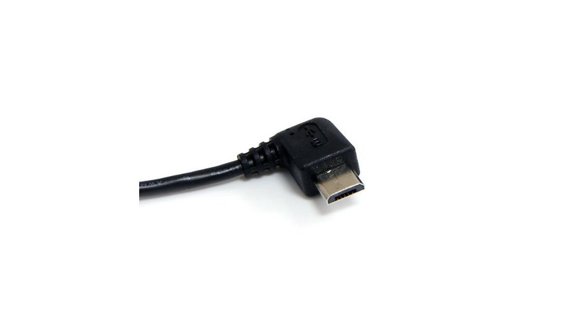 StarTech.com 6ft Right Angle Micro USB Cable - Black
