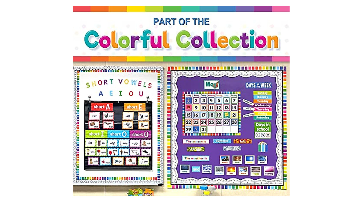Colorful Dots Border Trim for Creative Classrooms