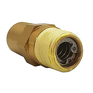 thumbnail image 2 of 7101359 Thermal Relief Valve Replacement For Pressure Washer Pumps - 1/4 Inch NPT Brass Valve 2 of 11