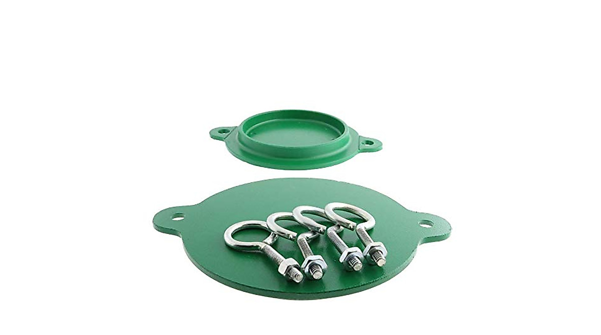 Fire Department Connection Breakable Caps - Aluminum, 3 Inch, Green