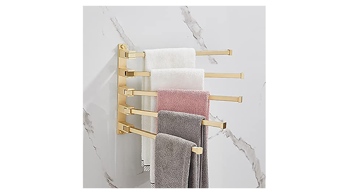 Swivel Towel Rack: Stylish Space-Saver for Every Bathroom