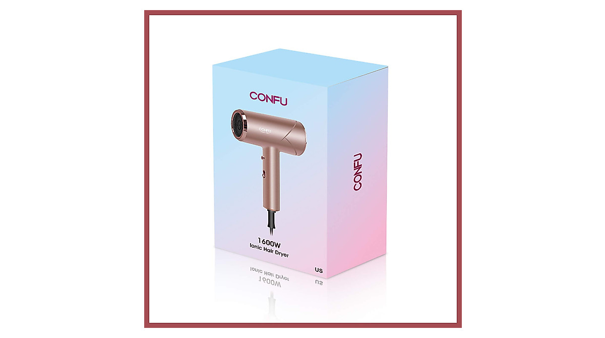 CONFU Ionic Hair Dryer: Pro 1600W for Shiny, Healthy Hair
