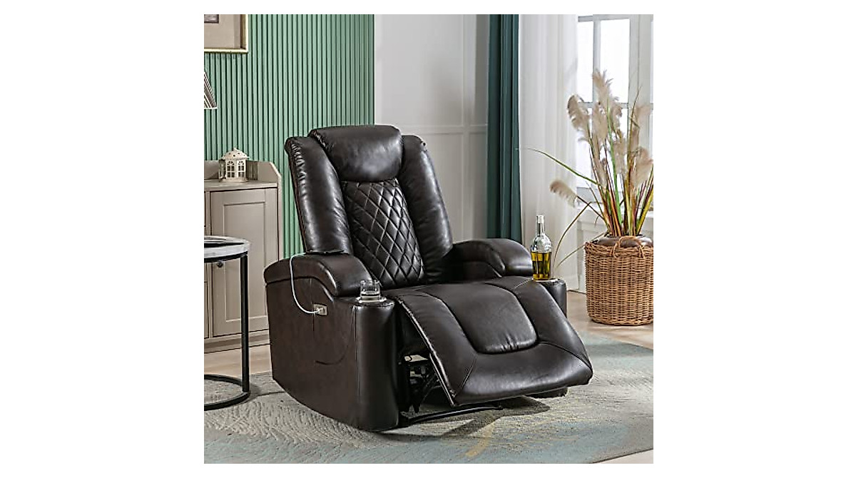 Merax Power Electric Recliner Chair with USB and Cup Holder