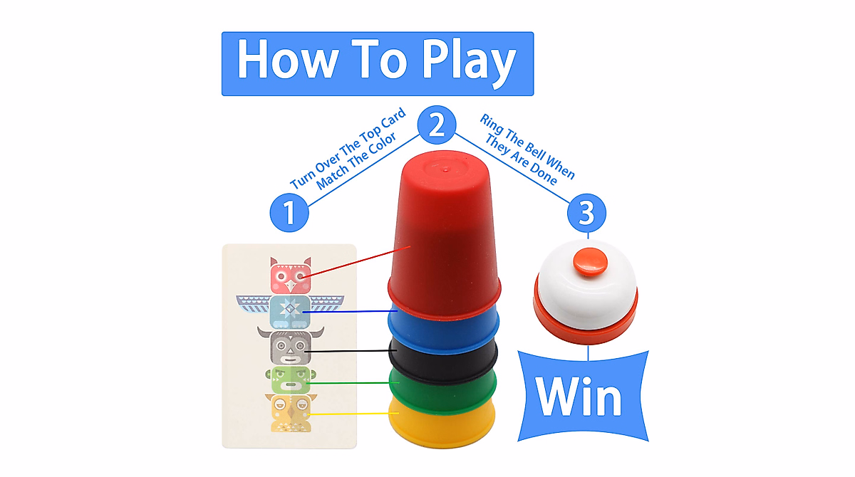 Vinciph Quick Cups Game for Kids | Fast-Paced Fun & Development