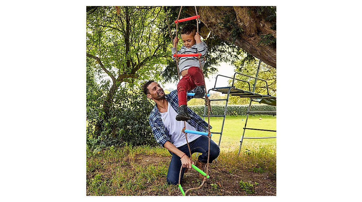 TOPNEW Ninja Tree Climbing Holds & Rope Ladder Kit