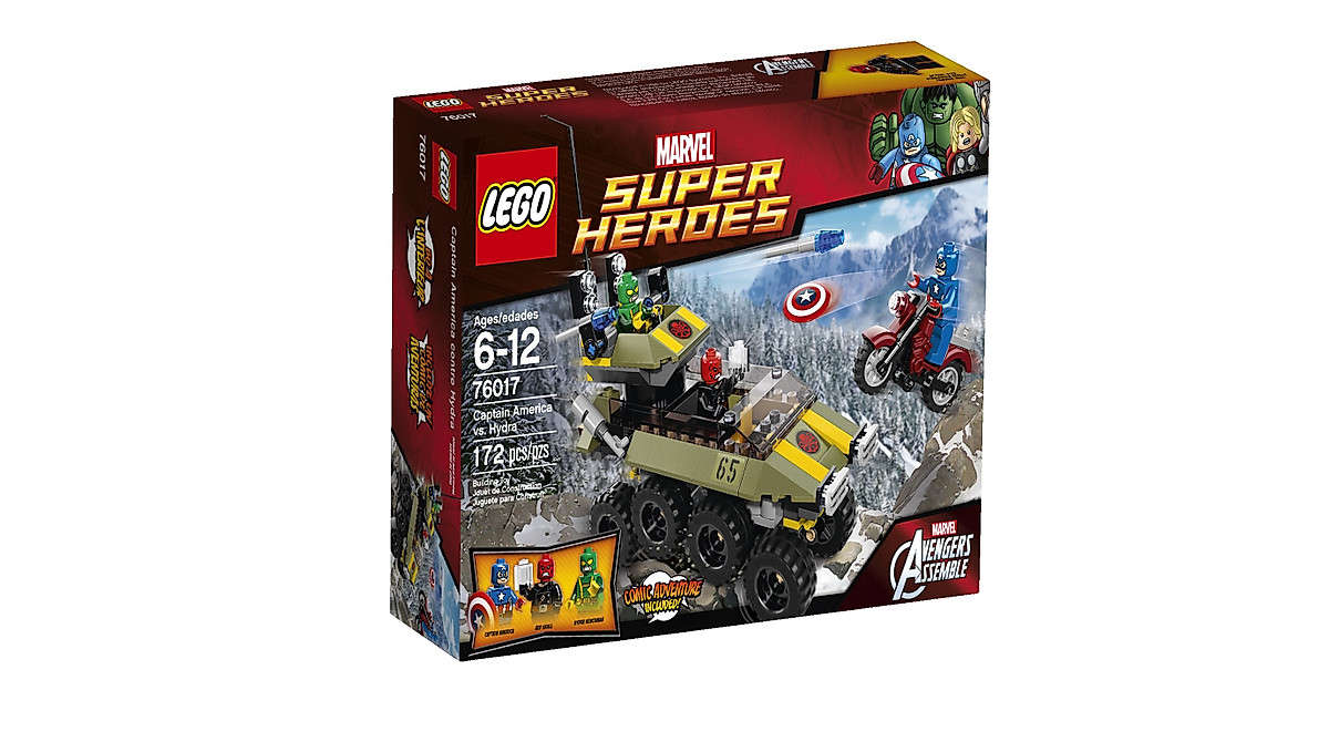 LEGO Captain America vs. Hydra Set - Superhero Action