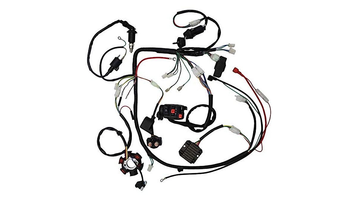 OTOHANS Automotive Wiring Harness Kit for GY6 125cc & 150cc Engines