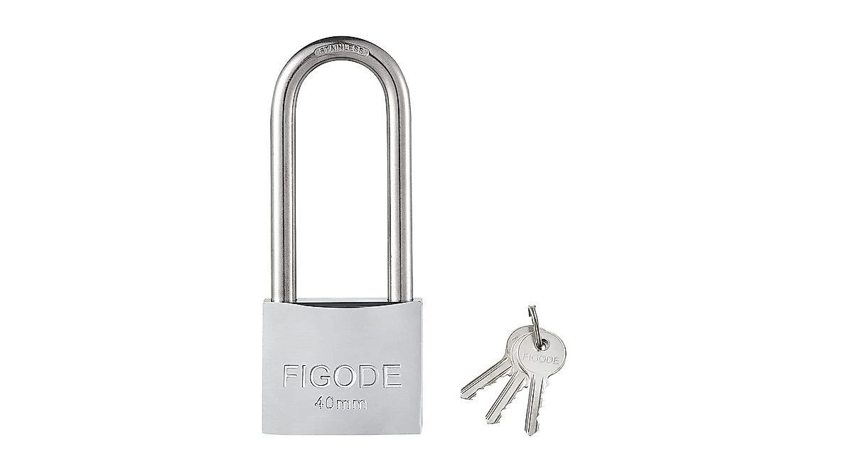 FIGODE Rustproof Padlock - Durable & Weatherproof
