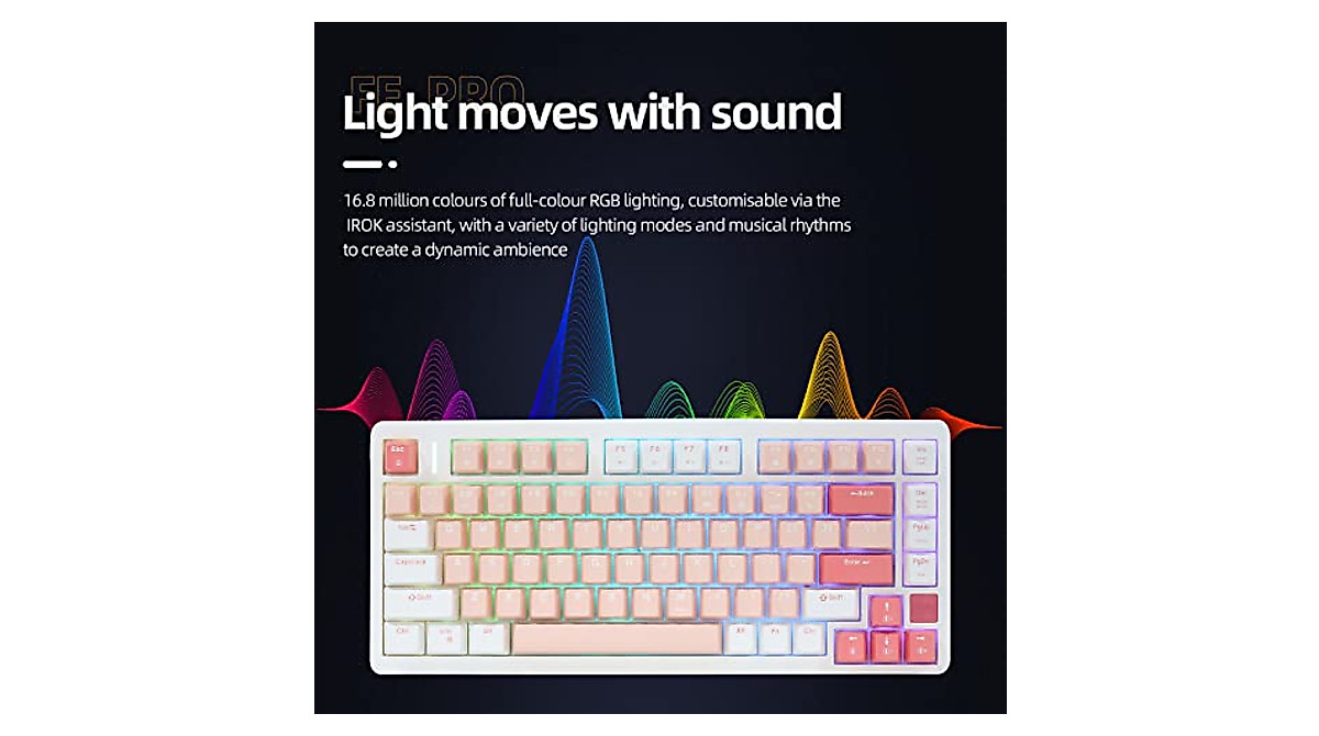 IROK FE75Pro: Hot Swappable Wireless Mechanical Keyboard