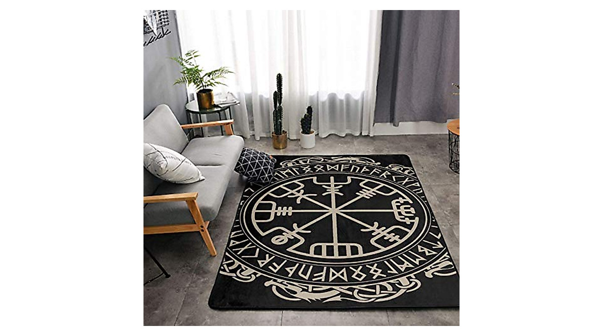 Luxury Celtic Viking Area Rug | Anti-Slip & Durable 3x5ft