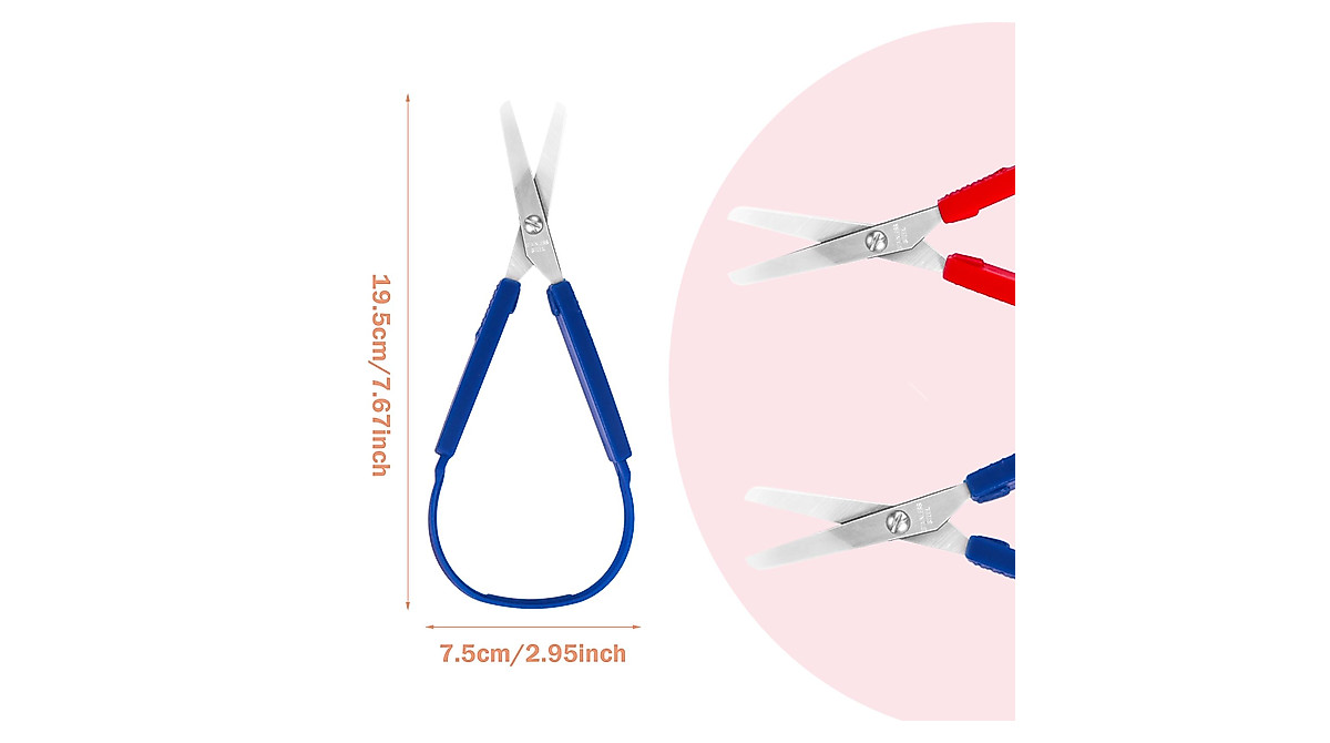 Adaptive Loop Scissors for Easy Cutting - 2 Pcs