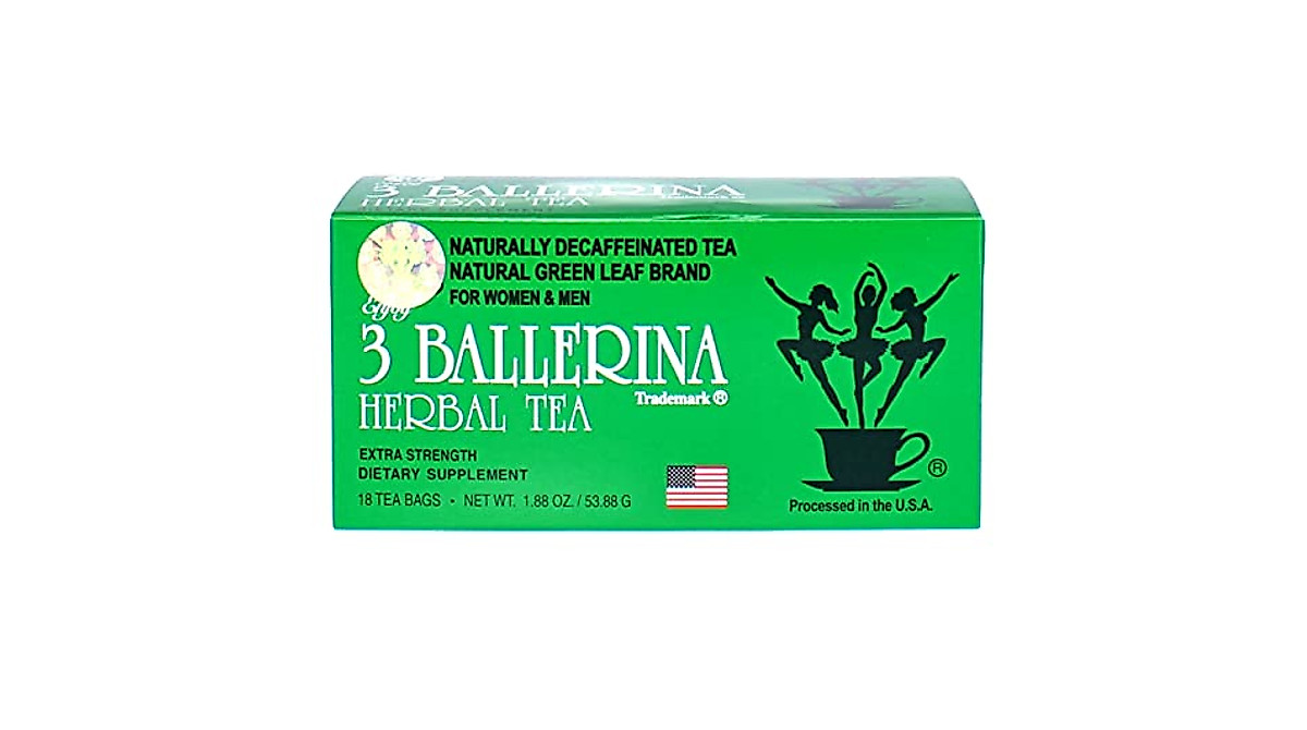 3 Ballerina Tea Extra Strength Herbal Detox – Caffeine Free Support