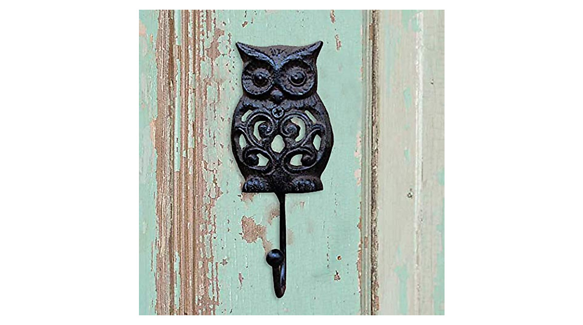 Vintage Owl Wall Hooks for Rustic Home Decor