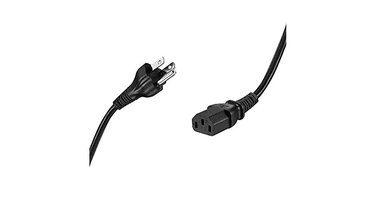 Kentek 10FT 90 Degree AC Power Cord – For ION Block Rocker IPA76C IPA76A IPA76S Tailgater, UL/CSA, 18AWG