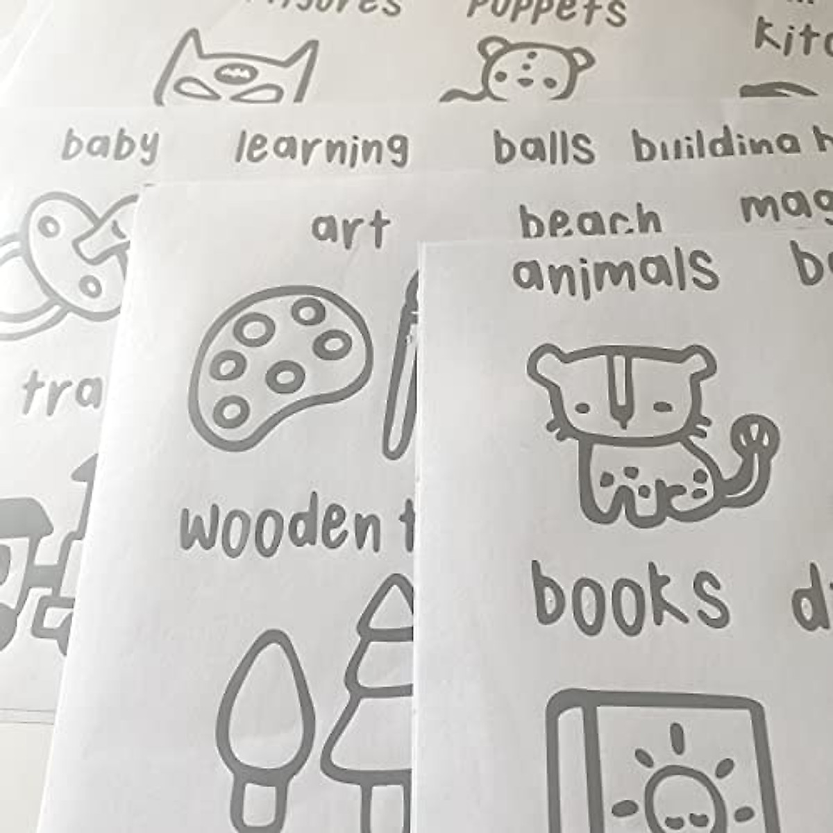 Creative Toy Storage Labels - 40 Unique Designs