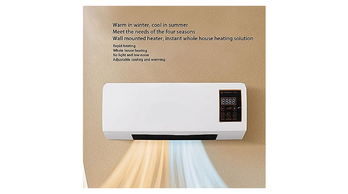 Small Wall Mounted Air Conditioner with Heating - Pocket-Sized & Efficient