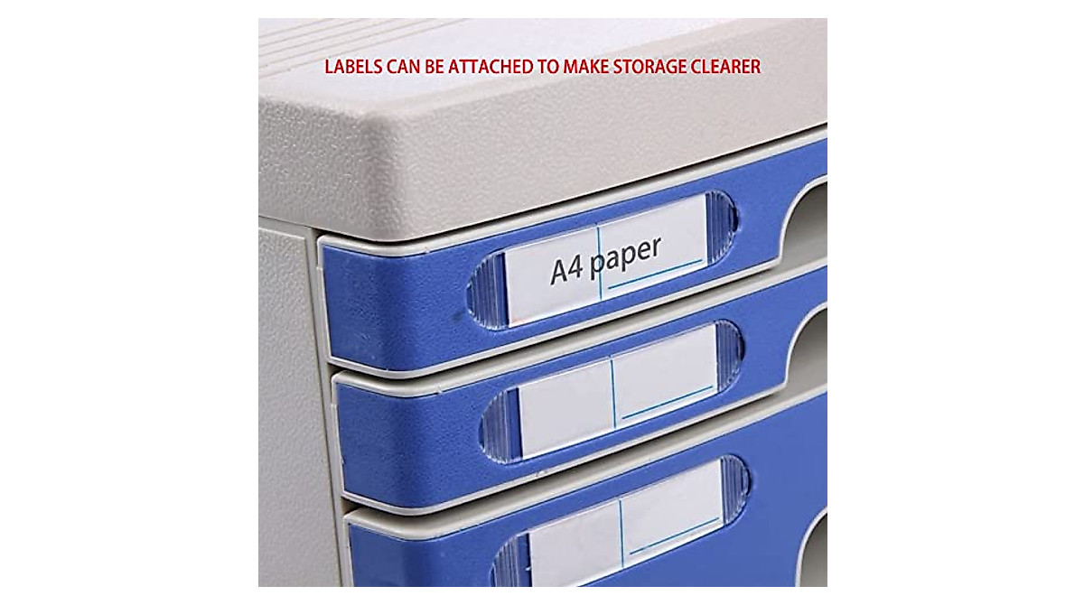 File Cabinets HAODAMAI 10 Layers Office Storage with Lock Blue