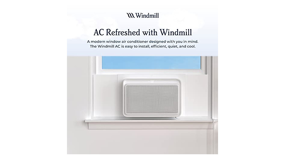 Smart Windmill 6000 BTU AC - Quiet & Energy Efficient