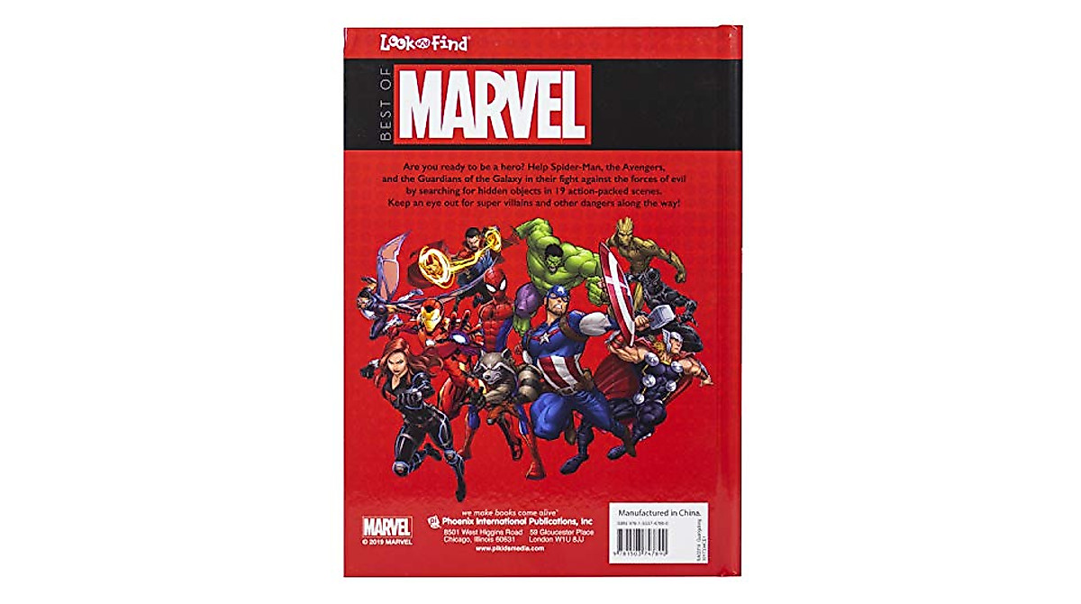 Find Marvel Heroes in This Action-Packed Book