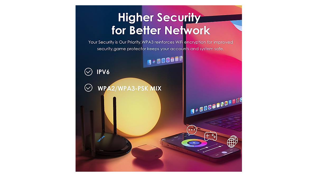 Fast WiFi 6 AX3000 Router - Ultimate Home Connectivity