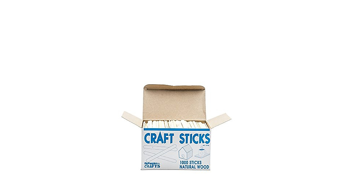 Natural Wood Craft Sticks - 1000 Versatile Uses