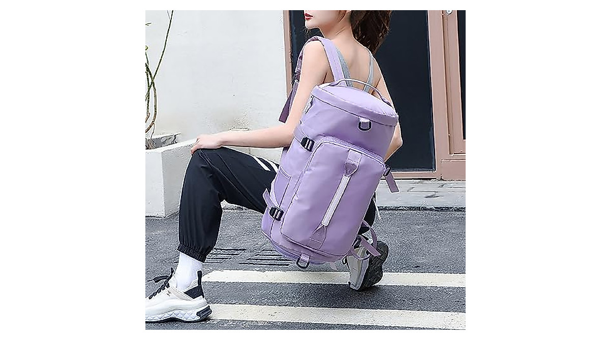 30L Travel Duffel Backpack for Women - Versatile & Spacious