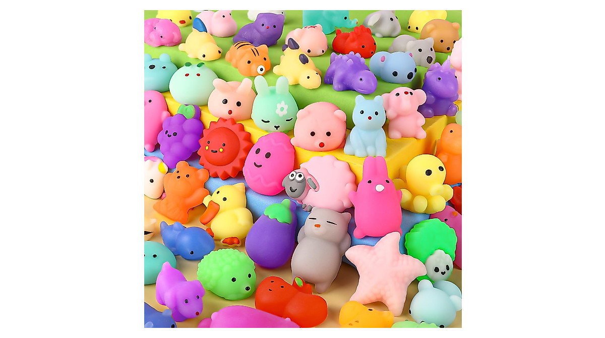 FLY2SKY 45Pcs Mochi Squishy Toys Mini Squishies Kawaii Animal Squishies ...