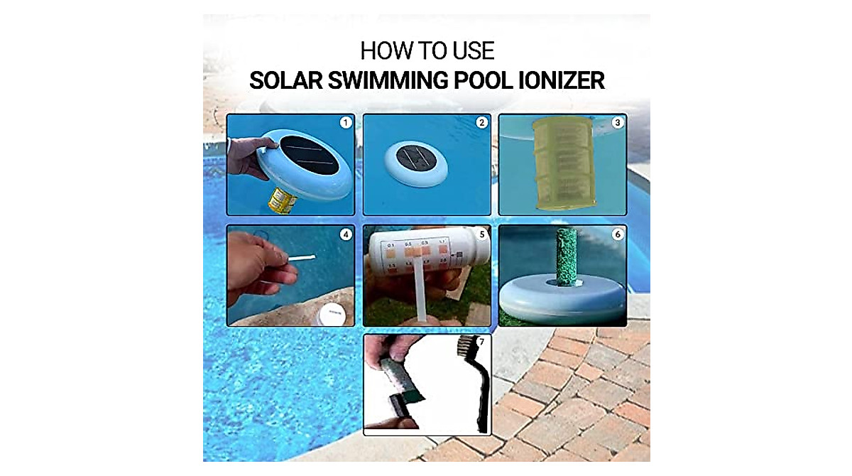 Efficient Solar Pool Ionizer - Reduce Chlorine Use by 85%