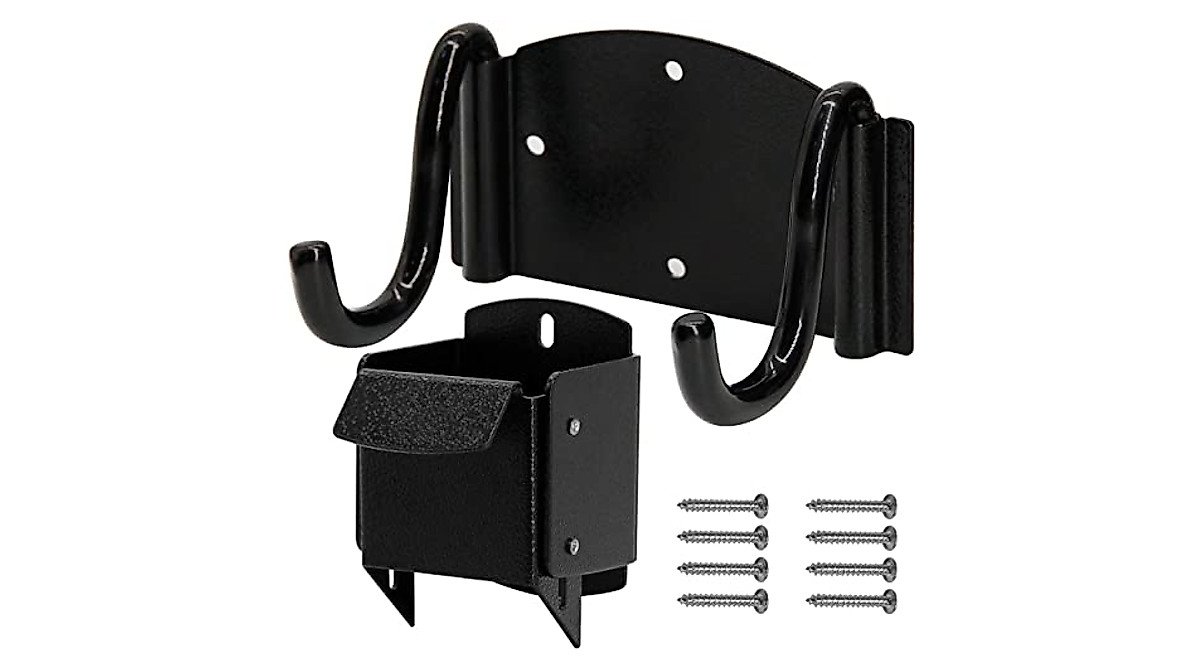 Heavy-Duty Wheelbarrow Holder for Garage Storage