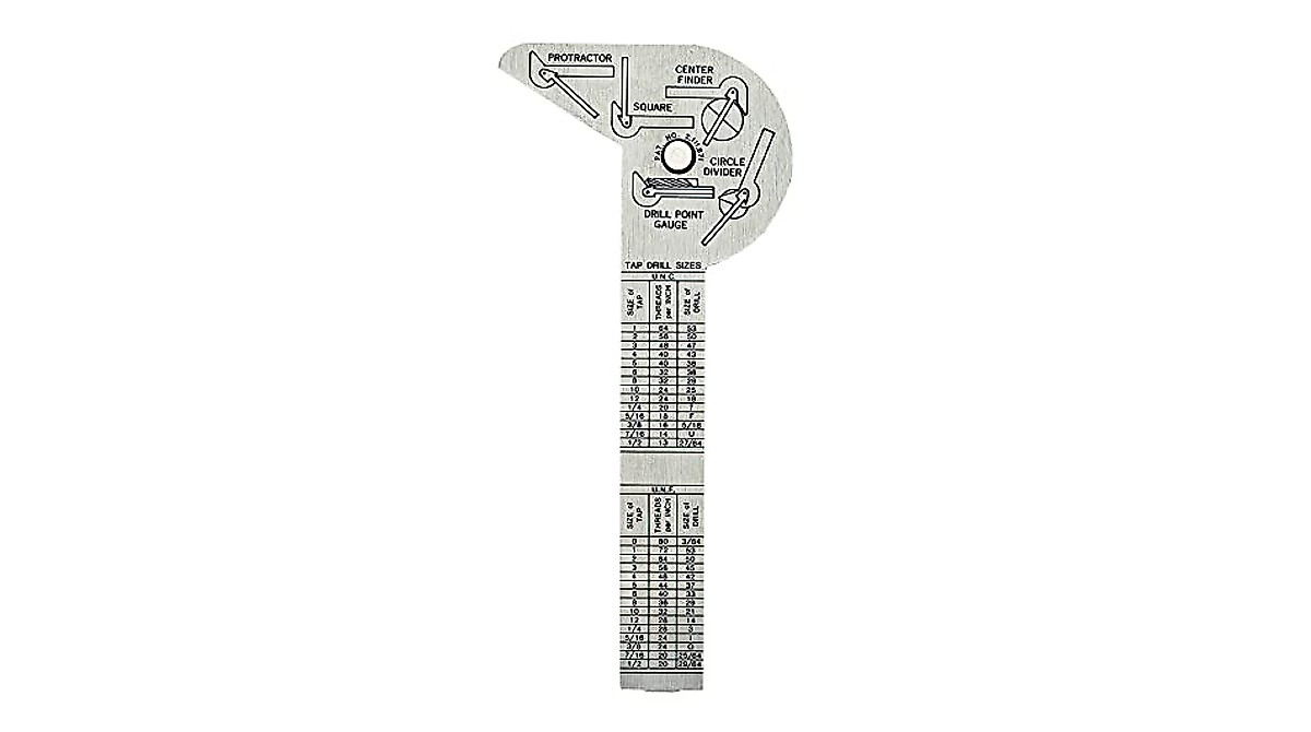 Compact 6-in-1 Multi Use Ruler & Gauge - General Tools