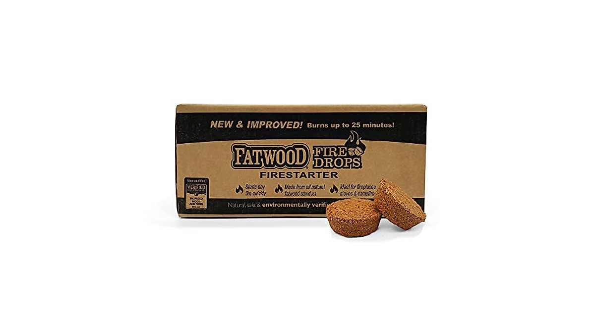 BetterWood Firedrop Firestarters - Safe, Natural & Eco-Friendly 48 Pack