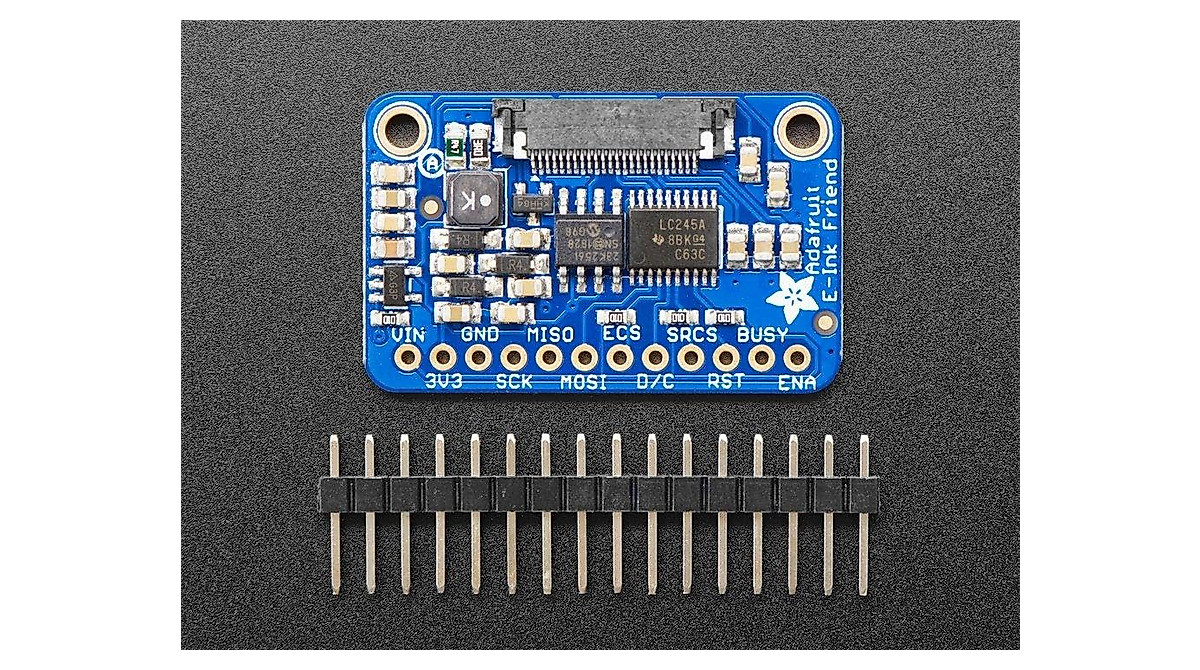 Adafruit 4224 eInk Breakout Friend with 32KB SRAM | Low-Power Display ...