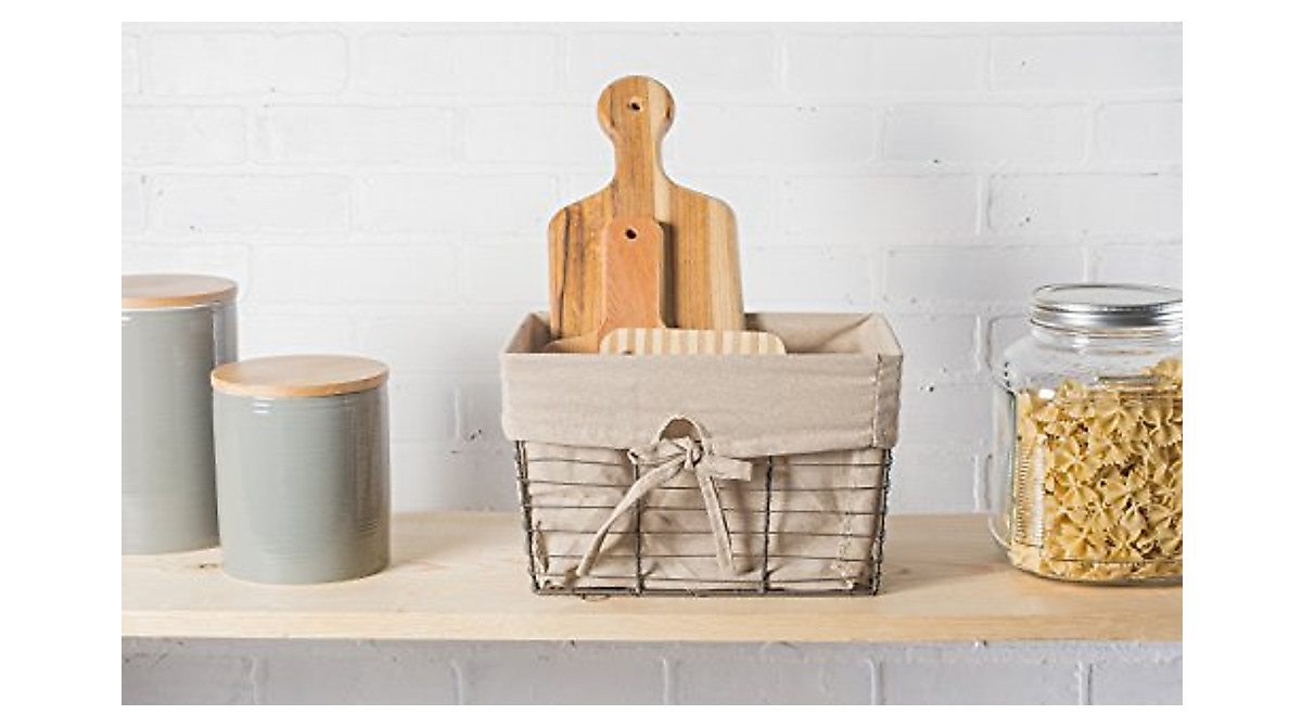 DII Farmhouse Chicken Wire Storage Baskets - Set of 5