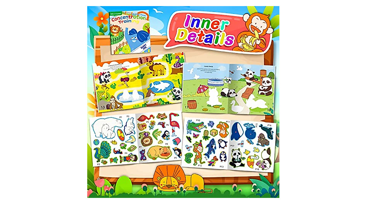 Sticker & Activity Books for Kids 1-6: 20 Fun Learning Sets