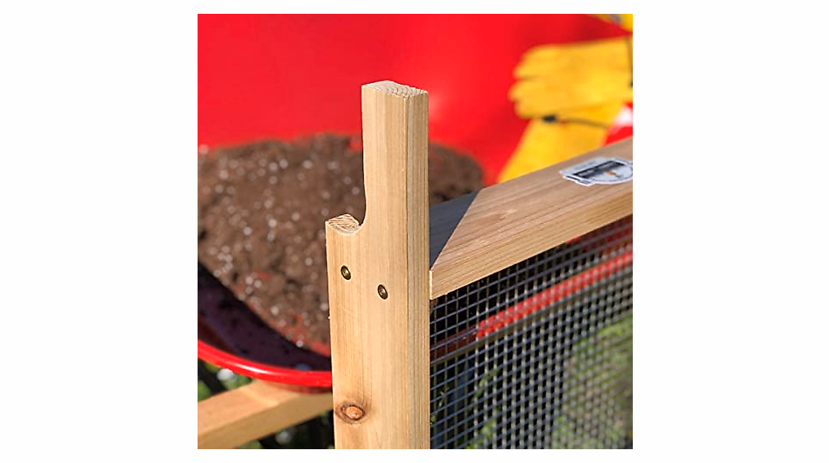 Raw Rutes Cedar Garden Sifter | USA-Made | Durable & Eco-Friendly