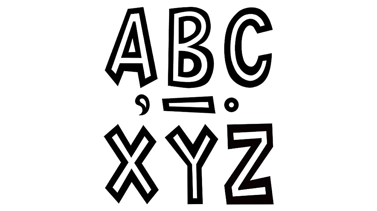 Fun Font Letters for Classroom by Teacher Created Resources