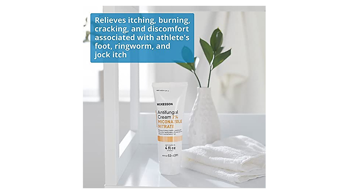 McKesson Antifungal Cream with 2% Miconazole Nitrate | Fast Relief for ...
