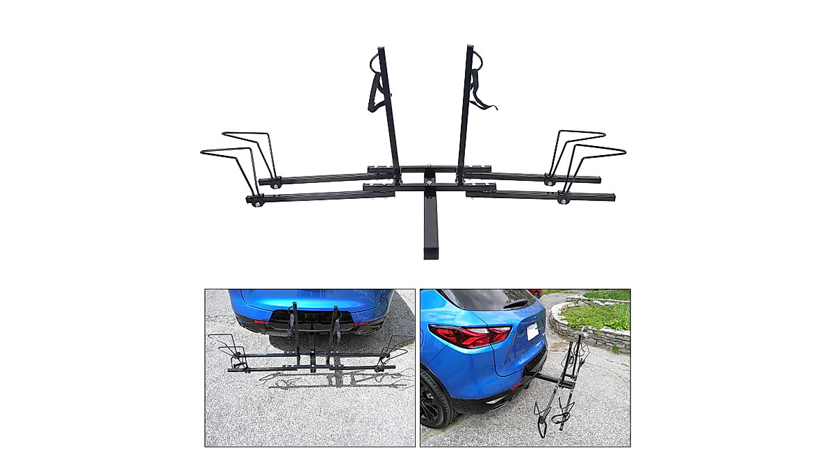 Hitch Mount Bike Rack Carrier for 2 Bikes - EGO BIKE