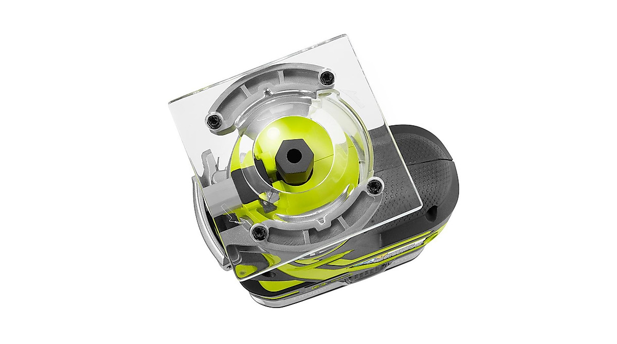 RYOBI 18V Cordless Fixed Base Trim Router Kit with Battery and Charger
