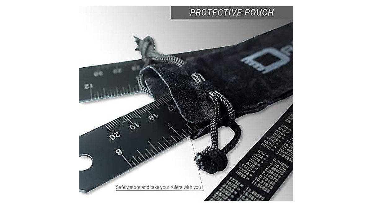 Steel Ruler Set - Durable Measuring Kit for Professionals
