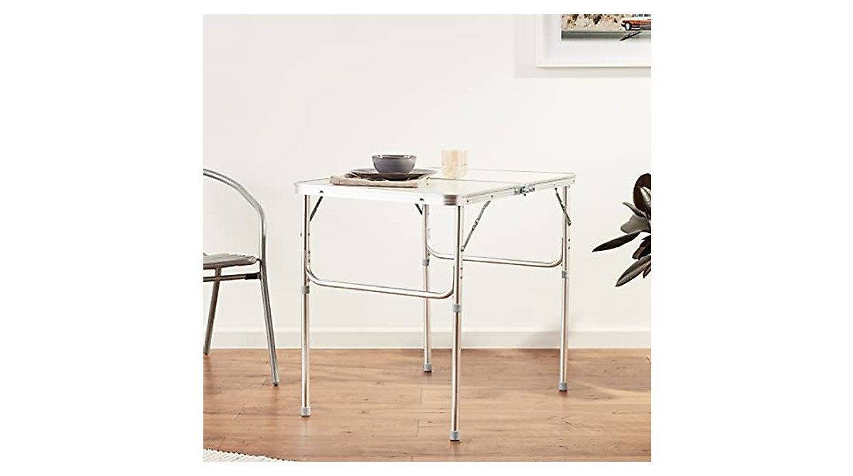 Lightweight Adjustable Camp Table - Easy Transport & Setup