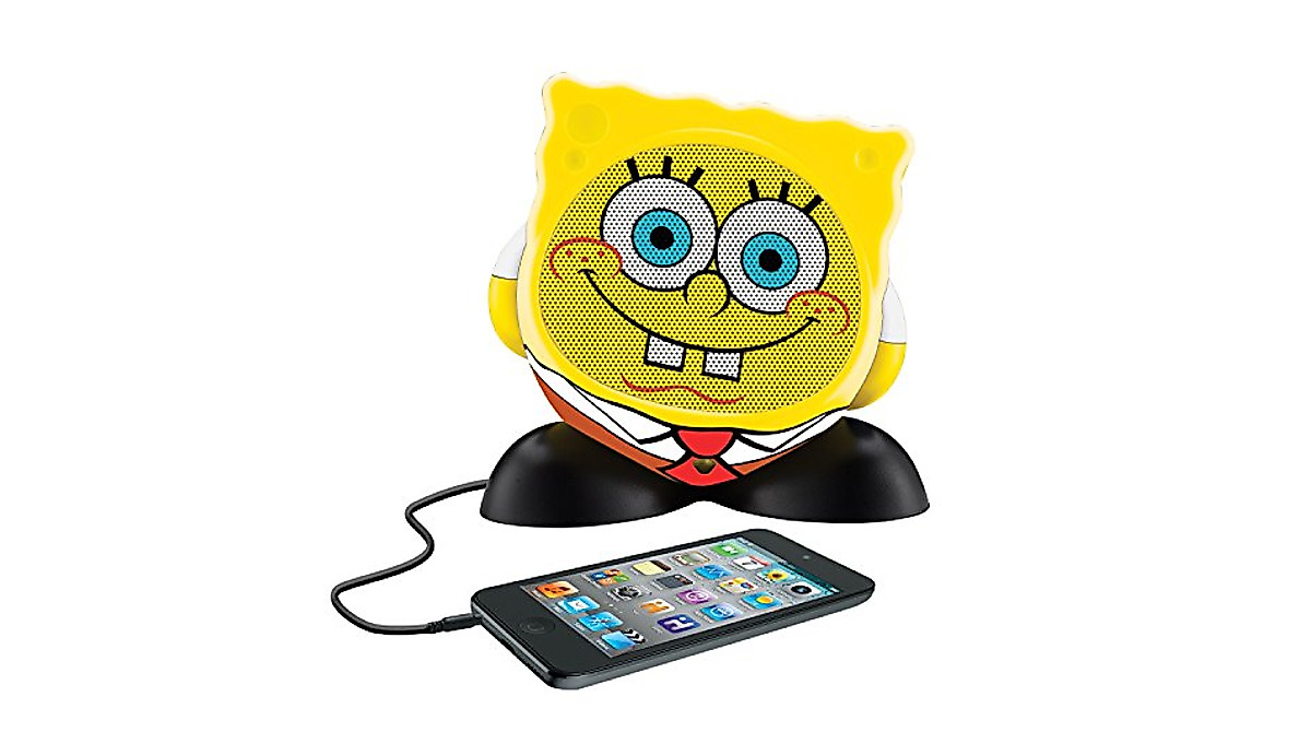 SpongeBob Rechargeable Character Speaker - Portable & Fun Audio Device