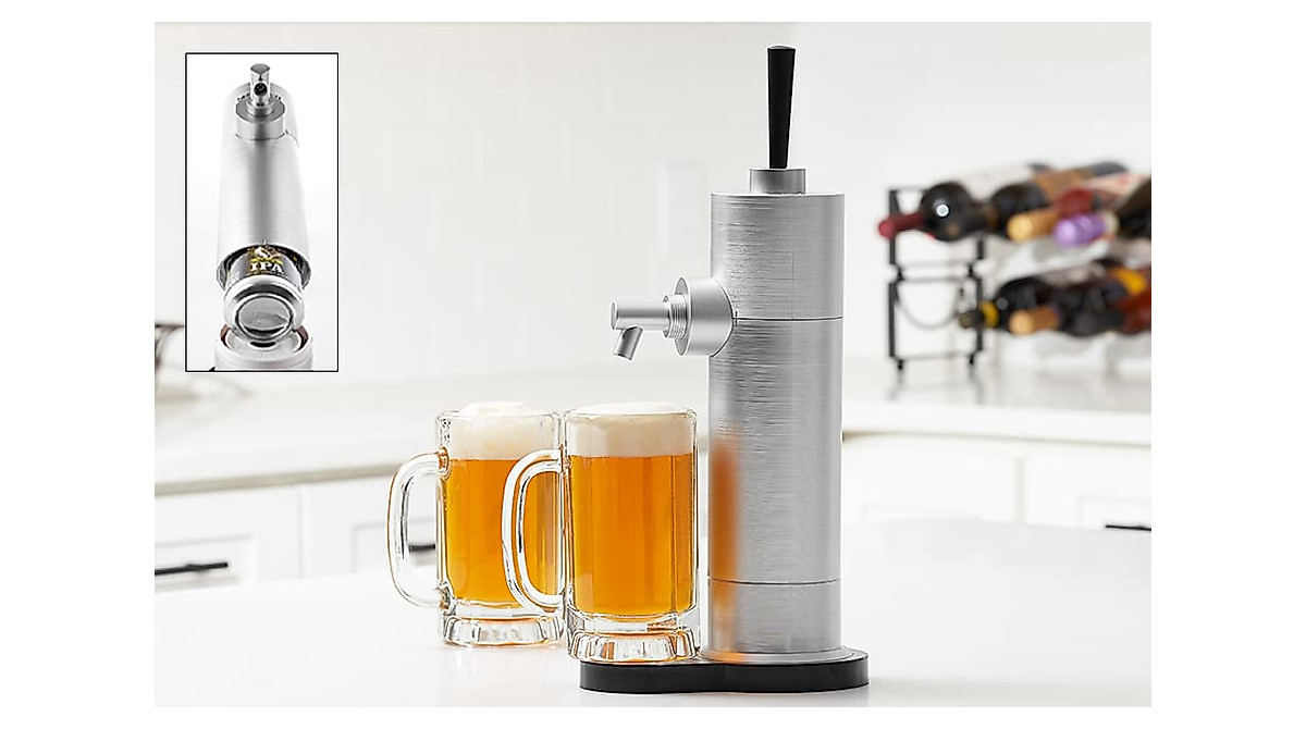 Sharper Image Canned Beer Draft System – Perfect Your Home Beer Experience