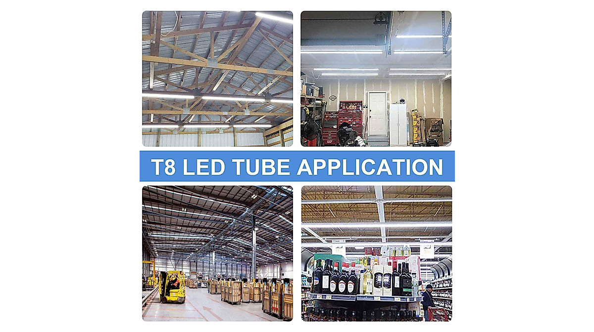 10Pack 4FT LED Shop Lights - Bright, Energy Efficient Garage Lighting