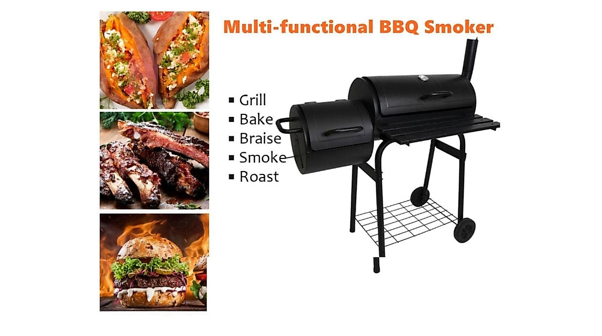 Weber Charcoal Grill with Side Fire Box - BBQ Perfect