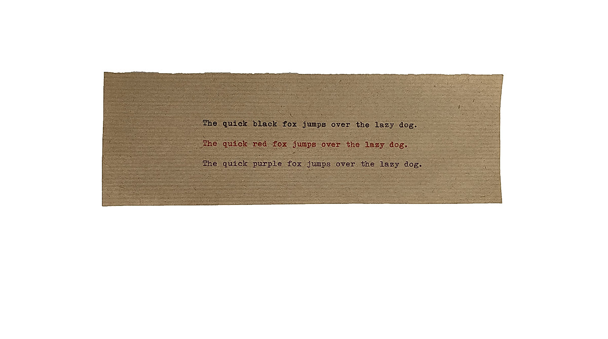 Olympia Typewriter Ribbon Black & Red for Adler, Triumph & More