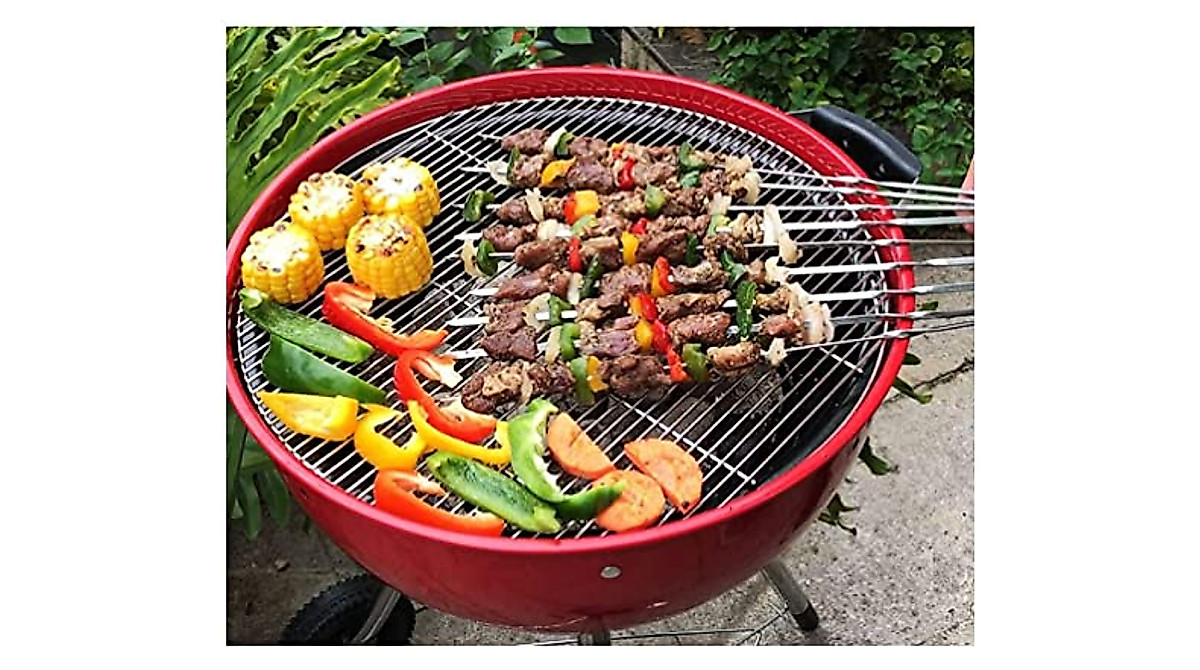 VONGAZ Charcoal BBQ Grill - Portable & Versatile Outdoor Cooking